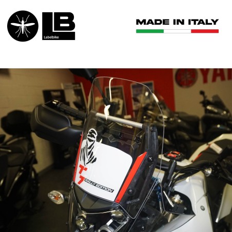 Adesivi 3D Protezione Cupolino moto compatibili con Yamaha Tenere 700 Rally Edition 2022