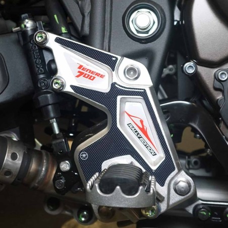 Pegatinas protectoras de talón 3D compatibles con Yamaha Tenere 700 Rally Edition 2022