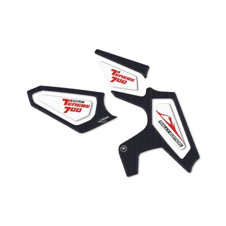 3D Heel Protector Stickers compatible with Yamaha Tenere 700 Rally Edition 2022