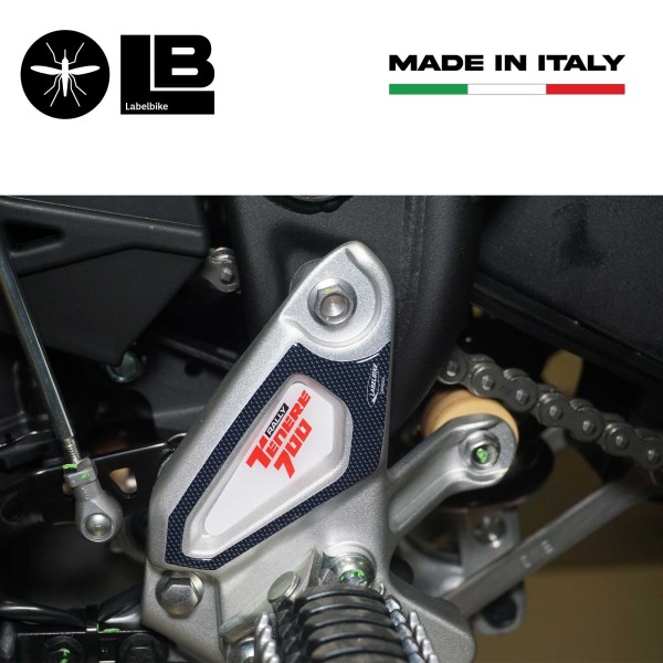 Pegatinas protectoras de talón 3D compatibles con Yamaha Tenere 700 Rally Edition 2022