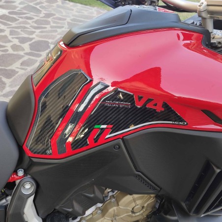 Pegatinas 3D Protectores laterales compatibles con Ducati Multistrada V4 2021-2025