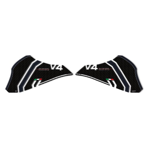 Pegatinas 3D Protectores laterales compatibles con Ducati Multistrada V4 2021-2025 2