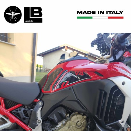 3D Aufkleber Seitenprotektoren kompatibel mit Ducati Multistrada V4 2021-2025