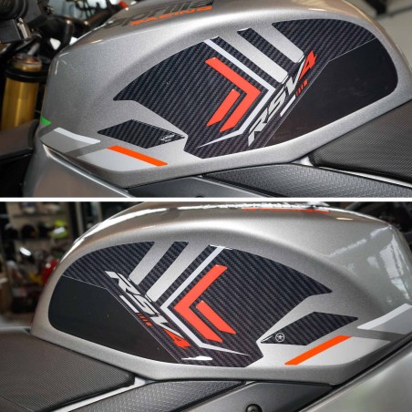 3D Stickers Tank side protectors compatible with Aprilia RSV4 2021-2023