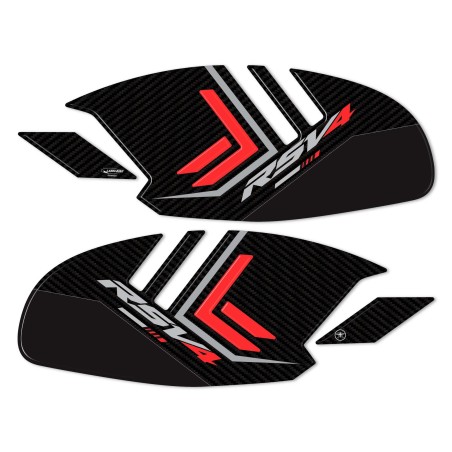 Stickers 3D Protections latérales de réservoir compatibles avec Aprilia RSV4 2021-2023