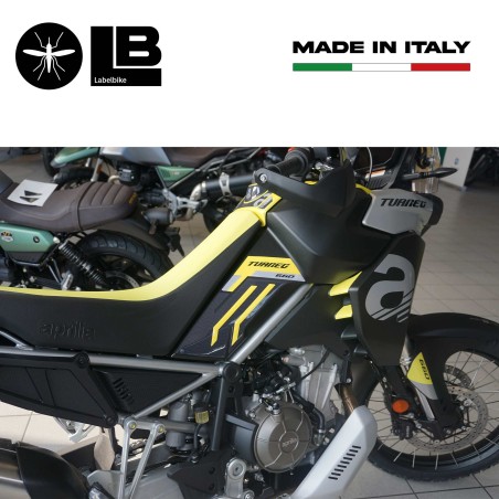 Stickers 3D Tank protections latérales compatibles avec Aprilia Tuareg 660 2022