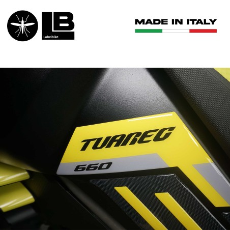 Pegatinas 3D Tank protectores laterales compatibles con Aprilia Tuareg 660 2022