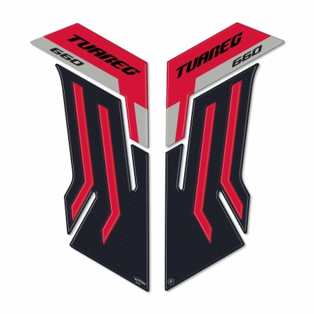 Stickers 3D Tank protections latérales compatibles avec Aprilia Tuareg 660 2022