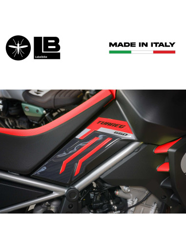 Stickers 3D Tank side protectors compatible with Aprilia Tuareg 660 2022