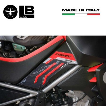 Pegatinas 3D Tank protectores laterales compatibles con Aprilia Tuareg 660 2022