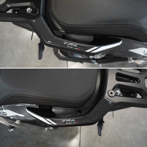 Stickers 3D Poignées passager compatibles avec Benelli TRK 502 502X 2
