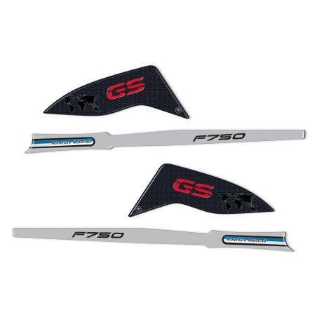 Pegatinas 3D Guardamanos compatibles con BMW F750 GS 2018-2023