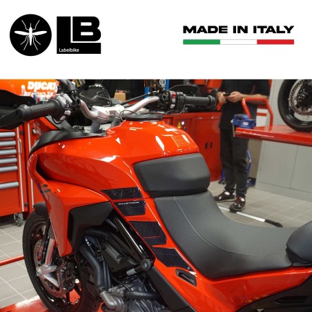 3D Tank side stickers compatible with Ducati Multistrada V2 950 2022-23