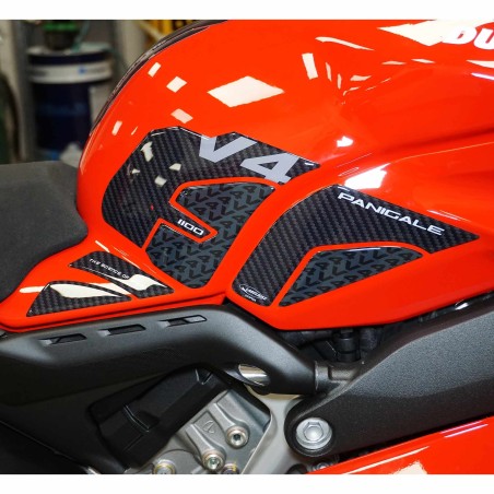 3D Tank Side Stickers compatible avec Ducati Panigale V4 2018-2021