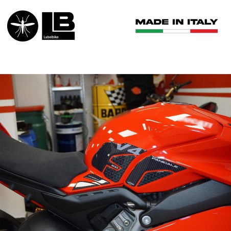3D Tank Side Stickers compatible avec Ducati Panigale V4 2018-2021
