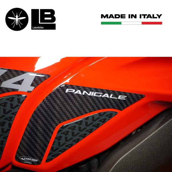 3D Tank Side Stickers compatible with Ducati Panigale V4 2018-2021