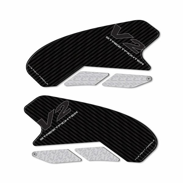 3D Tank Side Stickers compatible with Ducati Streetfighter V2 2022-2024