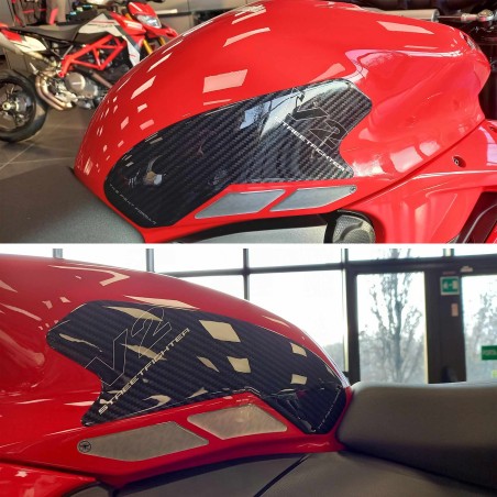 3D Tank Side Stickers compatible with Ducati Streetfighter V2 2022-2024