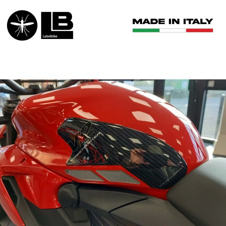 Stickers latéraux 3D compatibles avec Ducati Streetfighter V2 2022-2024