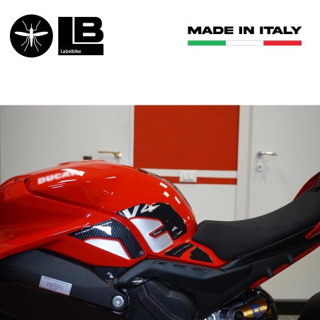 3D Tank Side Stickers compatible with Ducati Streetfighter V4 2020-2022