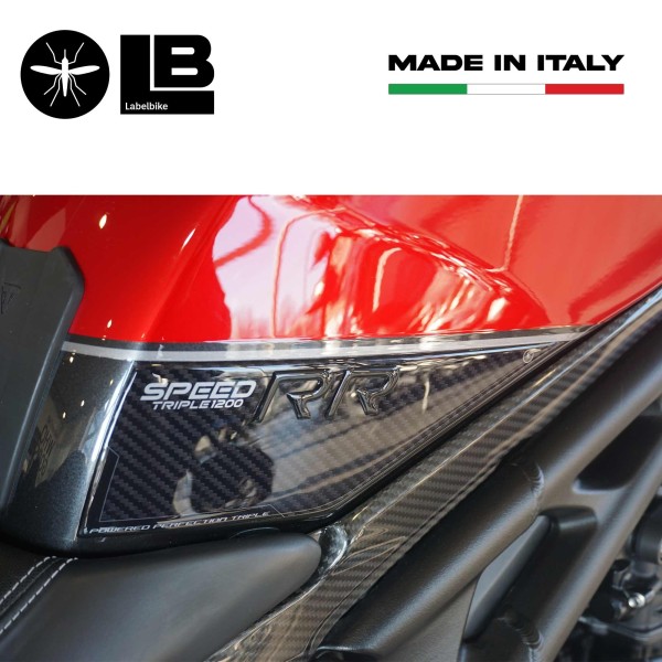 3D Tank Side Stickers compatible with Triumph Speed Triple 1200 RR