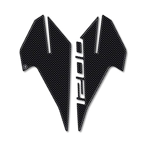 ADESIVI 3D SIMIL CARBONIO per musetto cupolino DUCATI MULTISTRADA 1200 fino 2012