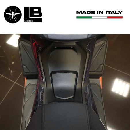 3D stickers centre tunnel side area compatible with Honda Forza 125 2022-23