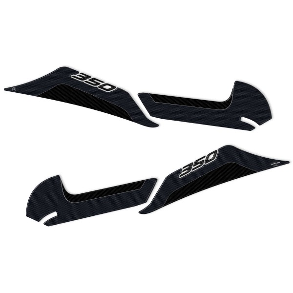 Pegatinas 3D túnel central zona lateral compatible con Honda Forza 350 2022-25