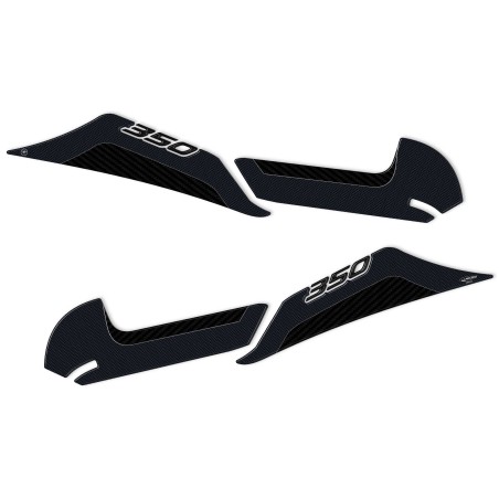 Pegatinas 3D túnel central zona lateral compatible con Honda Forza 350 2022-25