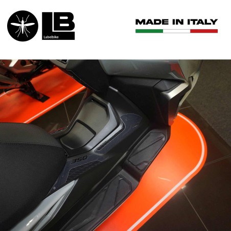 Adesivi 3D zona laterale tunnel centrale compatibile con Honda Forza 350 2022-25