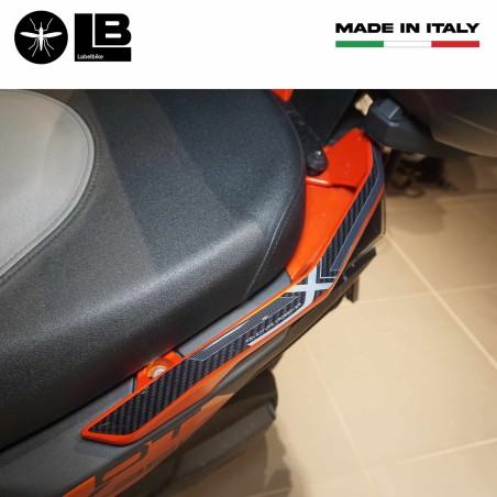 Adesivi gel 3D Maniglie con BAULETTO compatibili con Kymco DTX 360 125 300 350