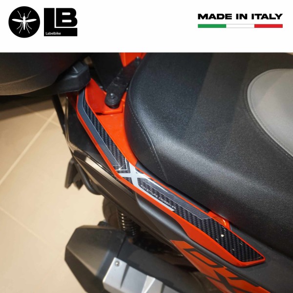 3D Gel Aufkleber 3D Griffe mit BAULET kompatibel mit Kymco DTX 360 125 300 350