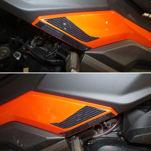 3D-Gel-Aufkleber für die Beifahrerfußstütze kompatibel mit Kymco DTX 360 125 300 350