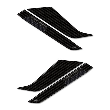 Pegatinas reposapiés pasajero 3D gel compatibles con Kymco DTX 360 125 300 350