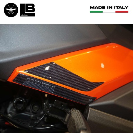 3D gel passenger footrest stickers compatible with Kymco DTX 360 125 300 350