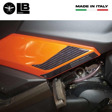 3D gel passenger footrest stickers compatible with Kymco DTX 360 125 300 350