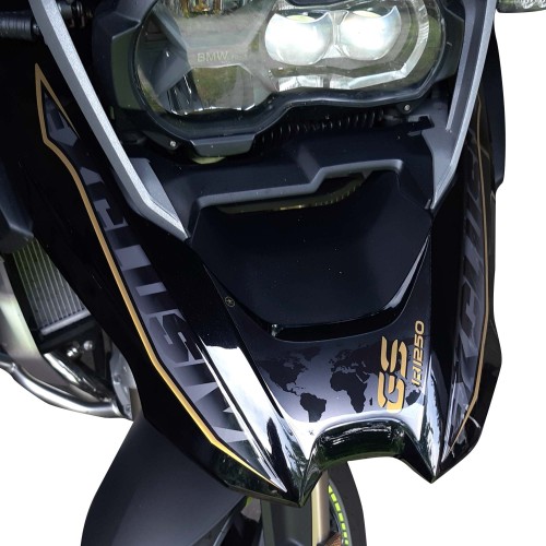 ADESIVI GEL 3D PROTEZIONE PUNTALE BECCO compatibile MOTO BMW GS R1250 EXCLUSIVE