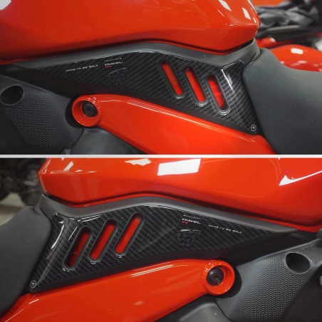 Stickers Gel 3D Protections latérales moto compatibles avec Ducati Diavel v4 2023