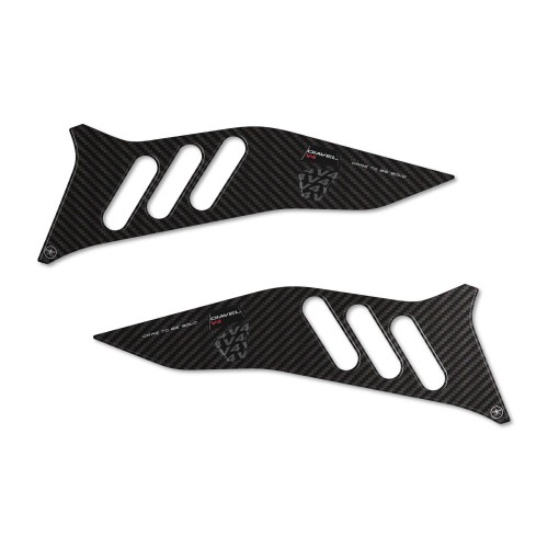3D Gel stickers 3D Motorcycle side protectors compatible with Ducati Diavel v4 2023 2