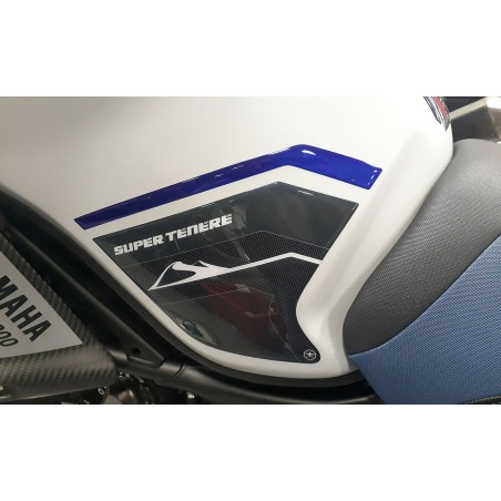 3D SIDE PROTECTIONS FOR MOTORCYCLE compatible YAMAHA SUPER TENERE blue gel stickers