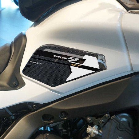 Adesivi Gel 3D Protezioni Laterali serbatoio compatibili con Yamaha Tracer 9 GT
