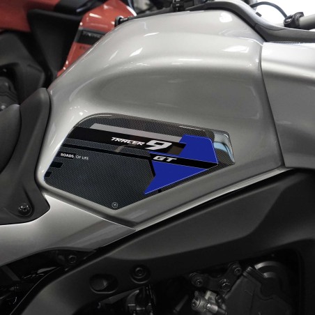 Adesivi Gel 3D Protezioni Laterali serbatoio compatibili con Yamaha Tracer 9 GT