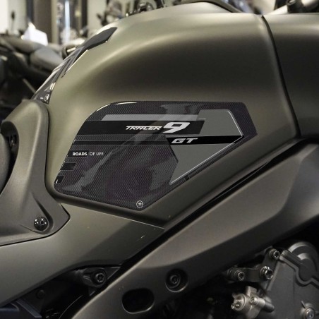 Adesivi Gel 3D Protezioni Laterali serbatoio compatibili con Yamaha Tracer 9 GT