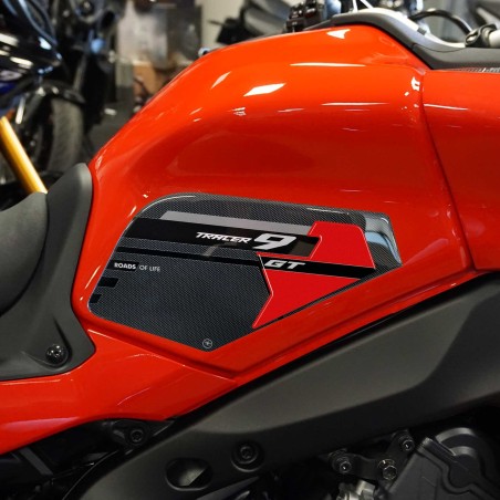Adesivi Gel 3D Protezioni Laterali serbatoio compatibili con Yamaha Tracer 9 GT