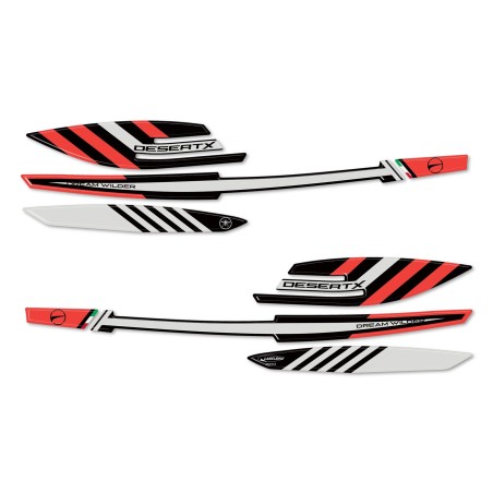 3D Gel Stickers 3D Handguards motorbike compatible with Ducati Desertx 2023-2025