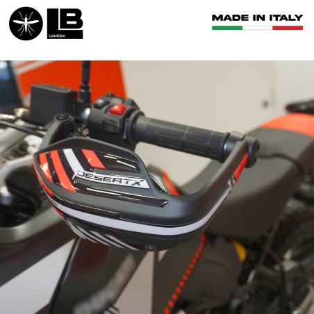 3D Gel Aufkleber 3D Handschützer Motorrad kompatibel mit Ducati Desertx 2023-2025