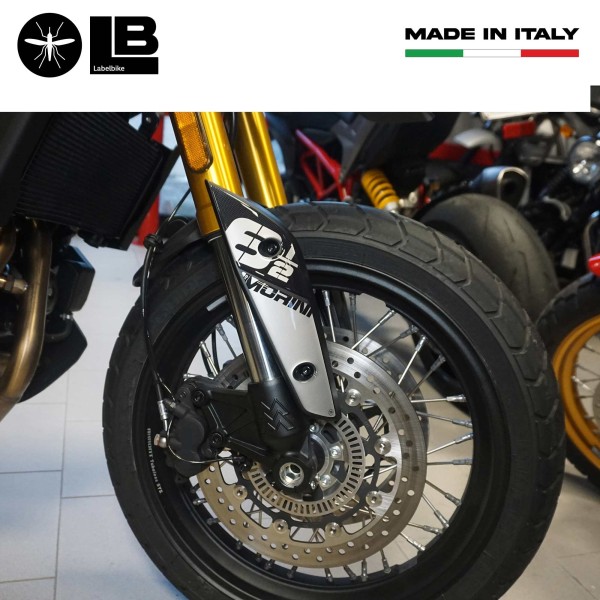 3D-Gel-Aufkleber Sattelstützenschützer kompatibel mit Moto Morini SEIEMMEZZO SCR