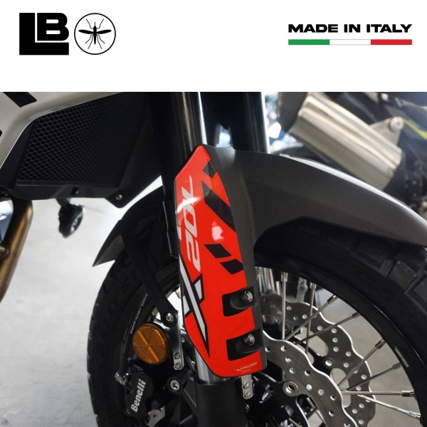 Stickers gel 3D protecteurs de potence moto compatibles avec Benelli TRK 702X