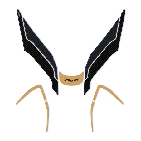 3D Gel Stickers 3D Scooter Front Protection compatible with Yamaha Tmax 2022