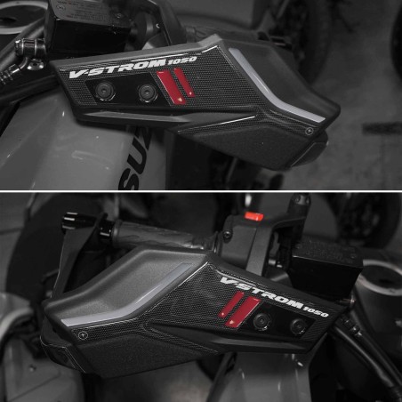 3D Gel Aufkleber Handschutz Motorrad kompatibel mit Suzuki V-Strom 1050